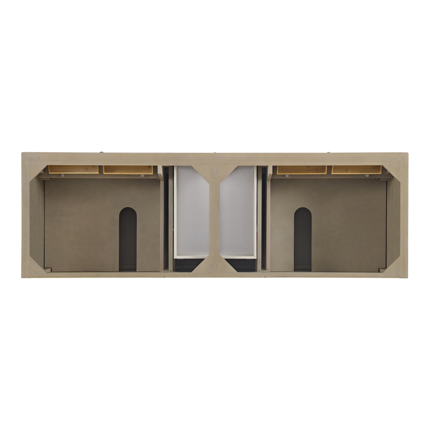 James Martin Lorelai 72" Double Bathroom Vanity, Whitewashed Oak by James Martin