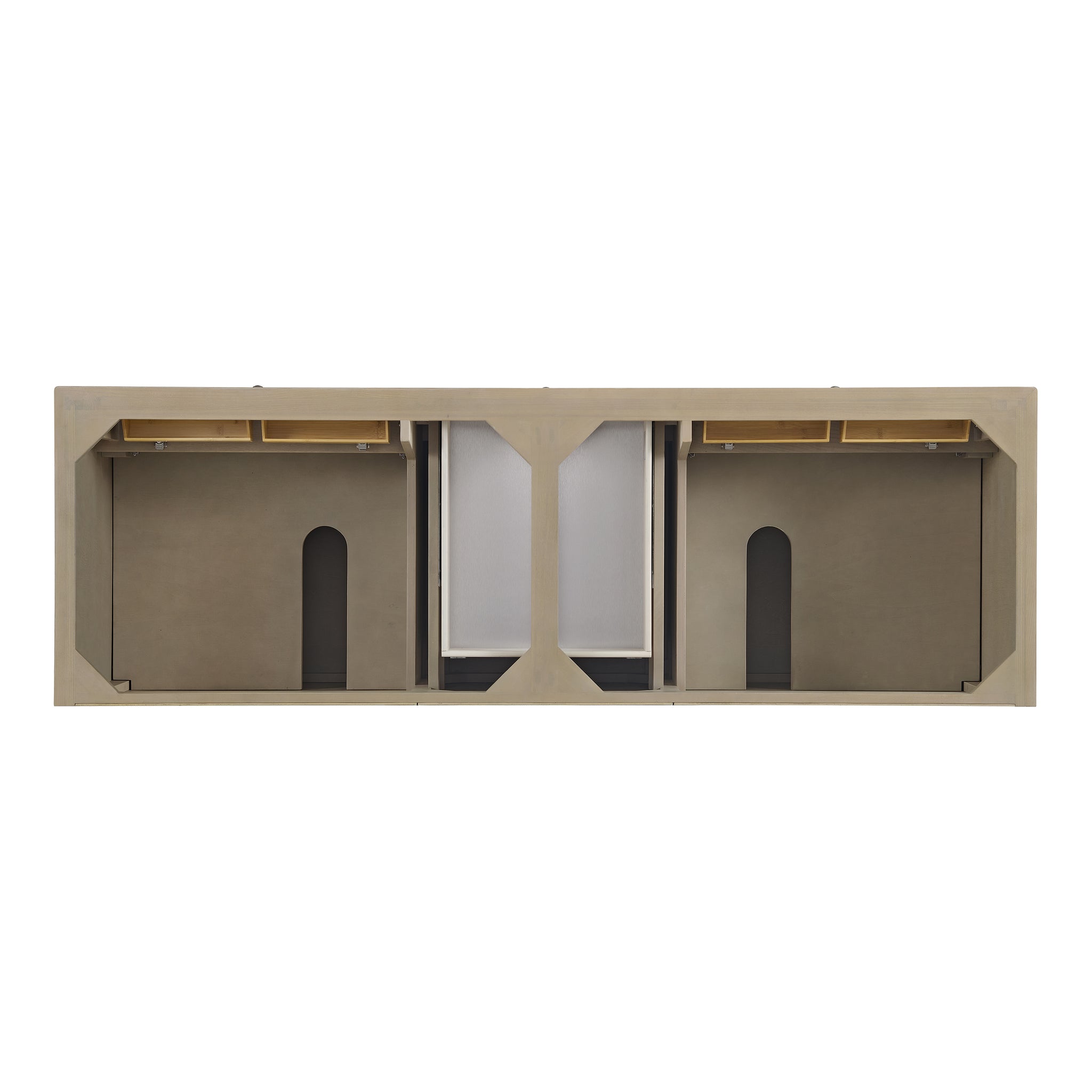 James Martin Lorelai 72" Double Bathroom Vanity, Whitewashed Oak by James Martin