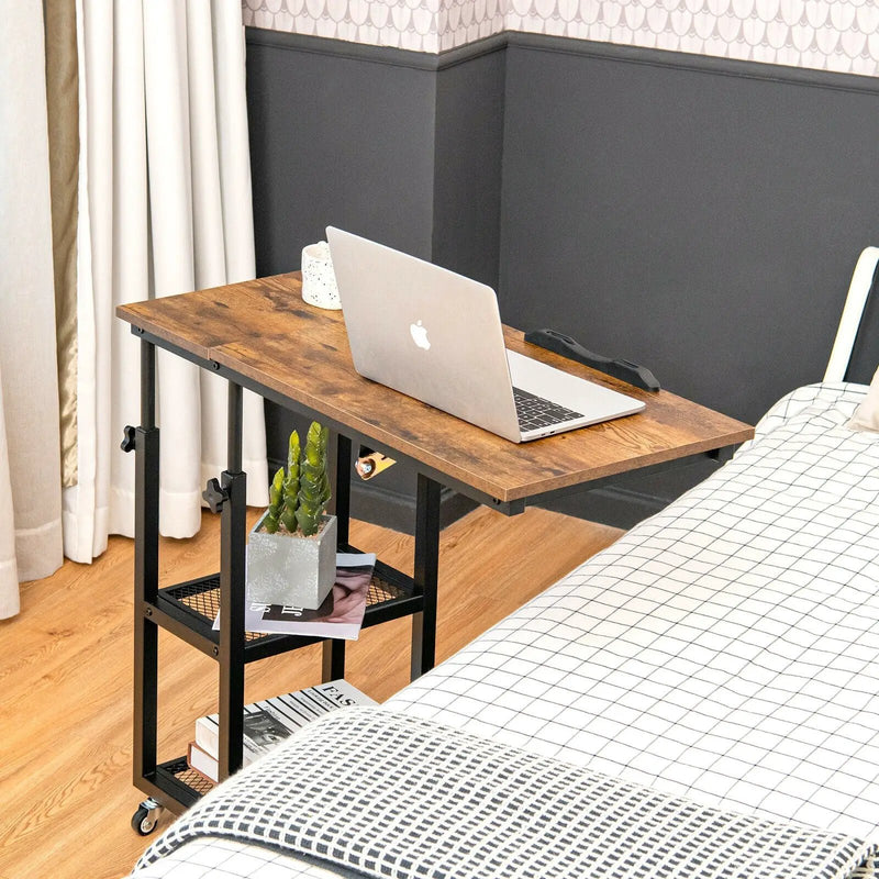 Adjustable C-Shaped Bedside Table by DirectDeals