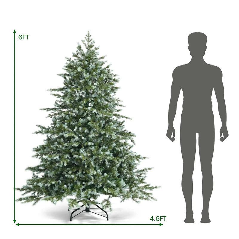 6 Feet Artificial Christmas Spruce Hinged Tree by DirectDeals