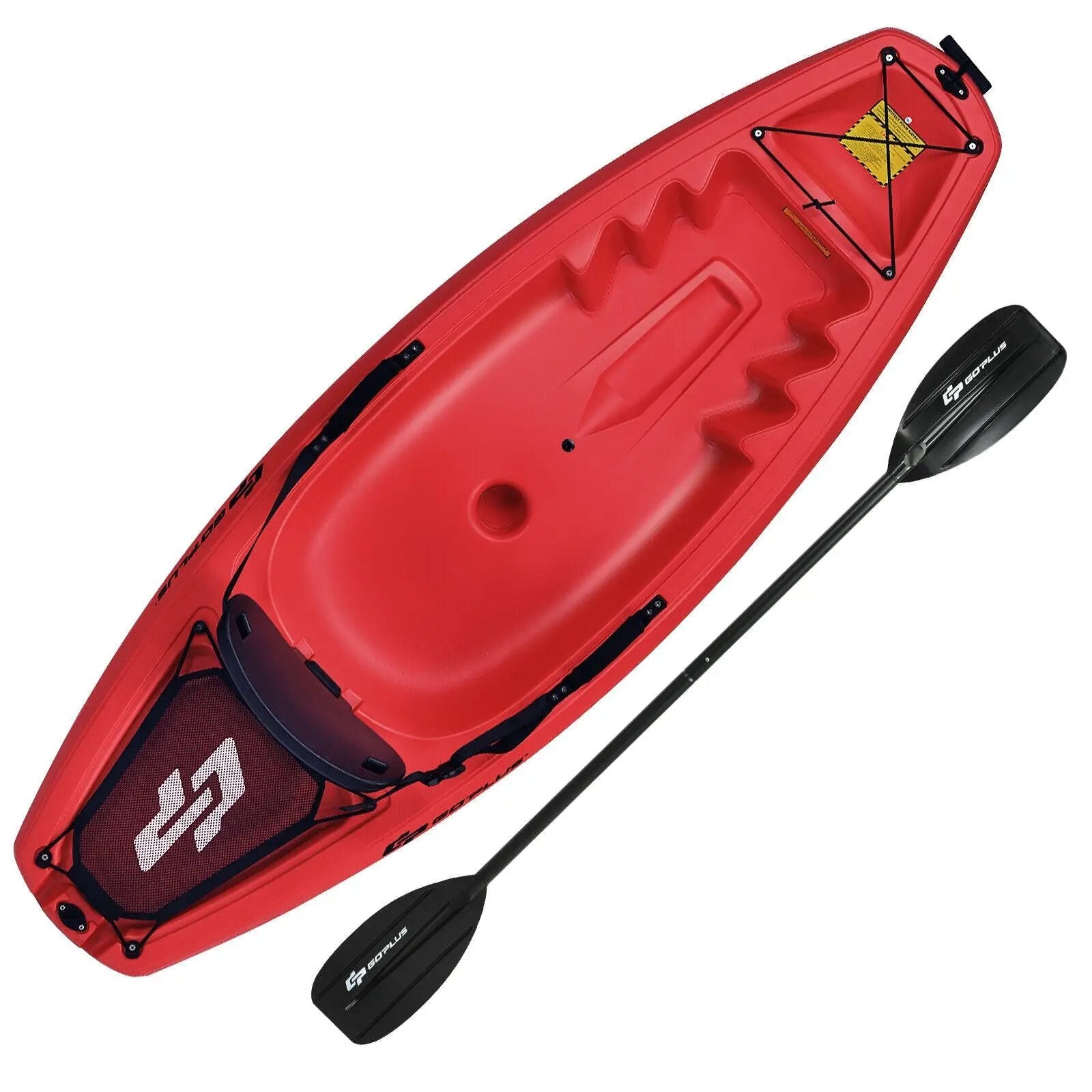 6 Feet Youth Kids Kayak with Bonus Paddle and Folding Backrest for Kid Over 5 by DirectDeals