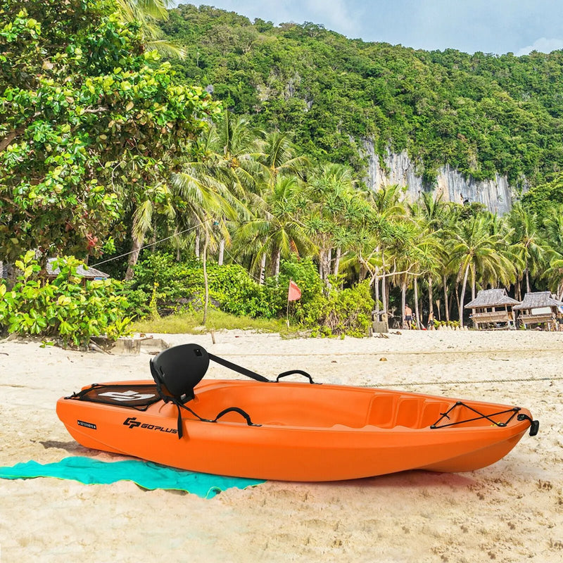 6 Feet Youth Kids Kayak with Bonus Paddle and Folding Backrest for Kid Over 5 by DirectDeals