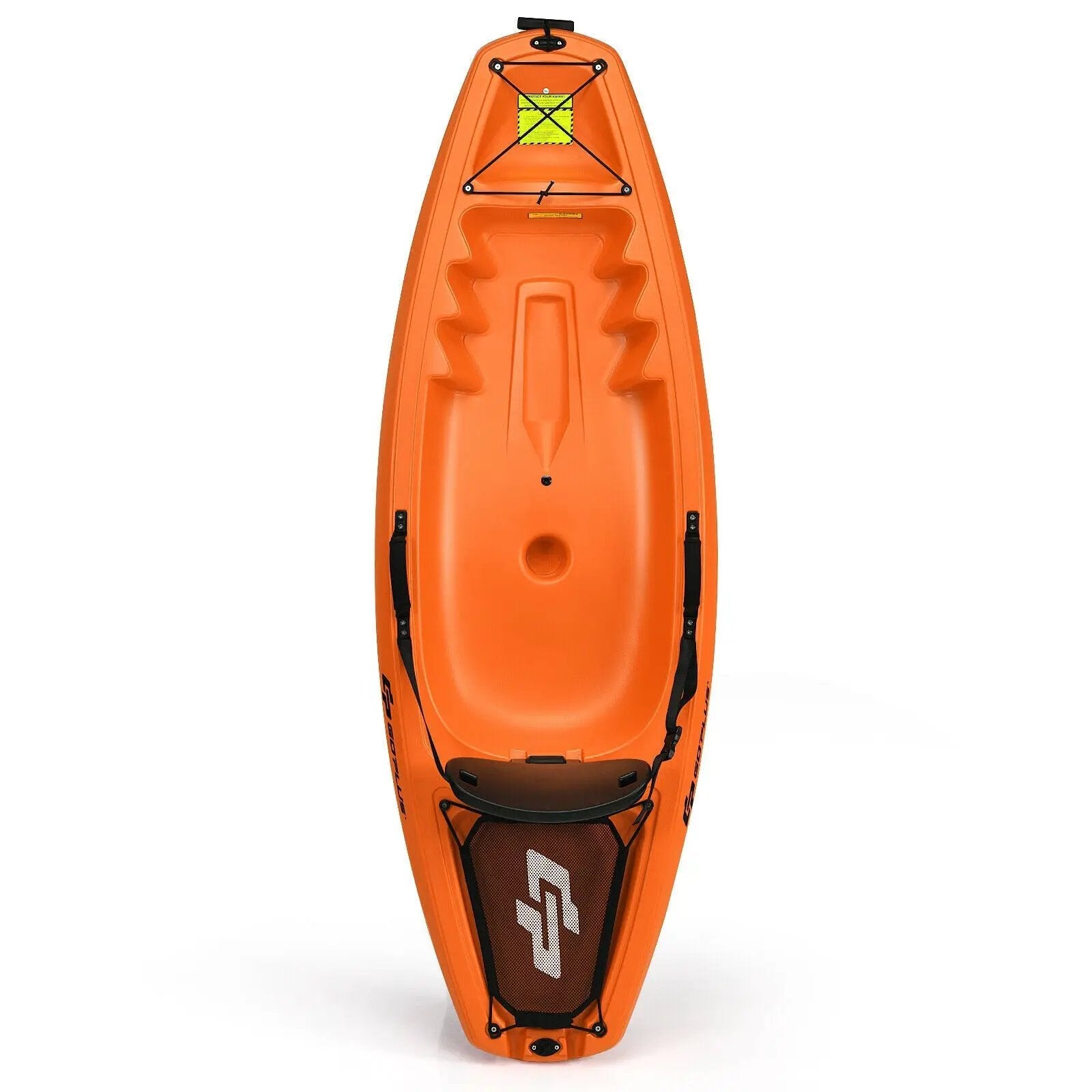 6 Feet Youth Kids Kayak with Bonus Paddle and Folding Backrest for Kid Over 5 by DirectDeals