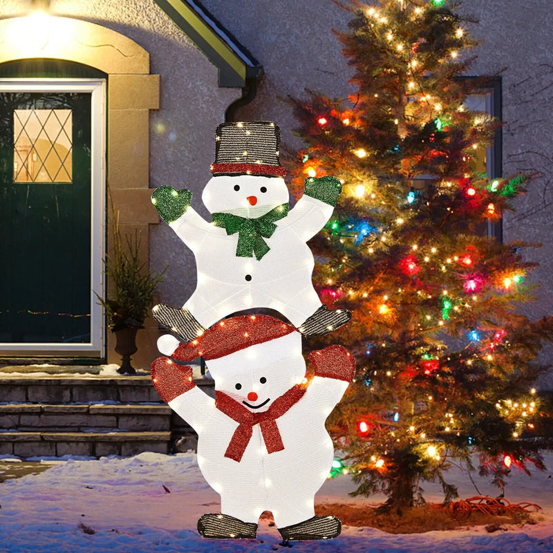 54 Inch Snowman Xmas Decorations with UL Certified Plug by DirectDeals
