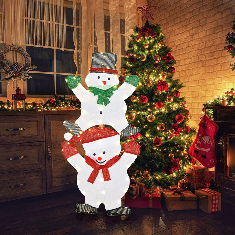 54 Inch Snowman Xmas Decorations with UL Certified Plug by DirectDeals