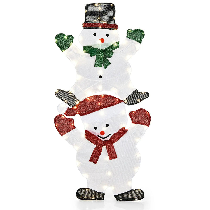 54 Inch Snowman Xmas Decorations with UL Certified Plug by DirectDeals