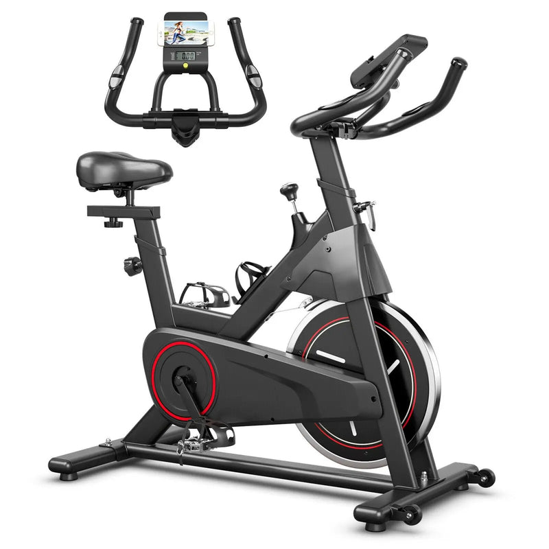 Stationary Exercise Bike with Adjustable Fitness Saddle by DirectDeals