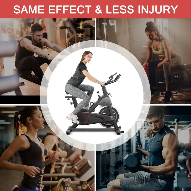 Stationary Exercise Bike with Adjustable Fitness Saddle by DirectDeals