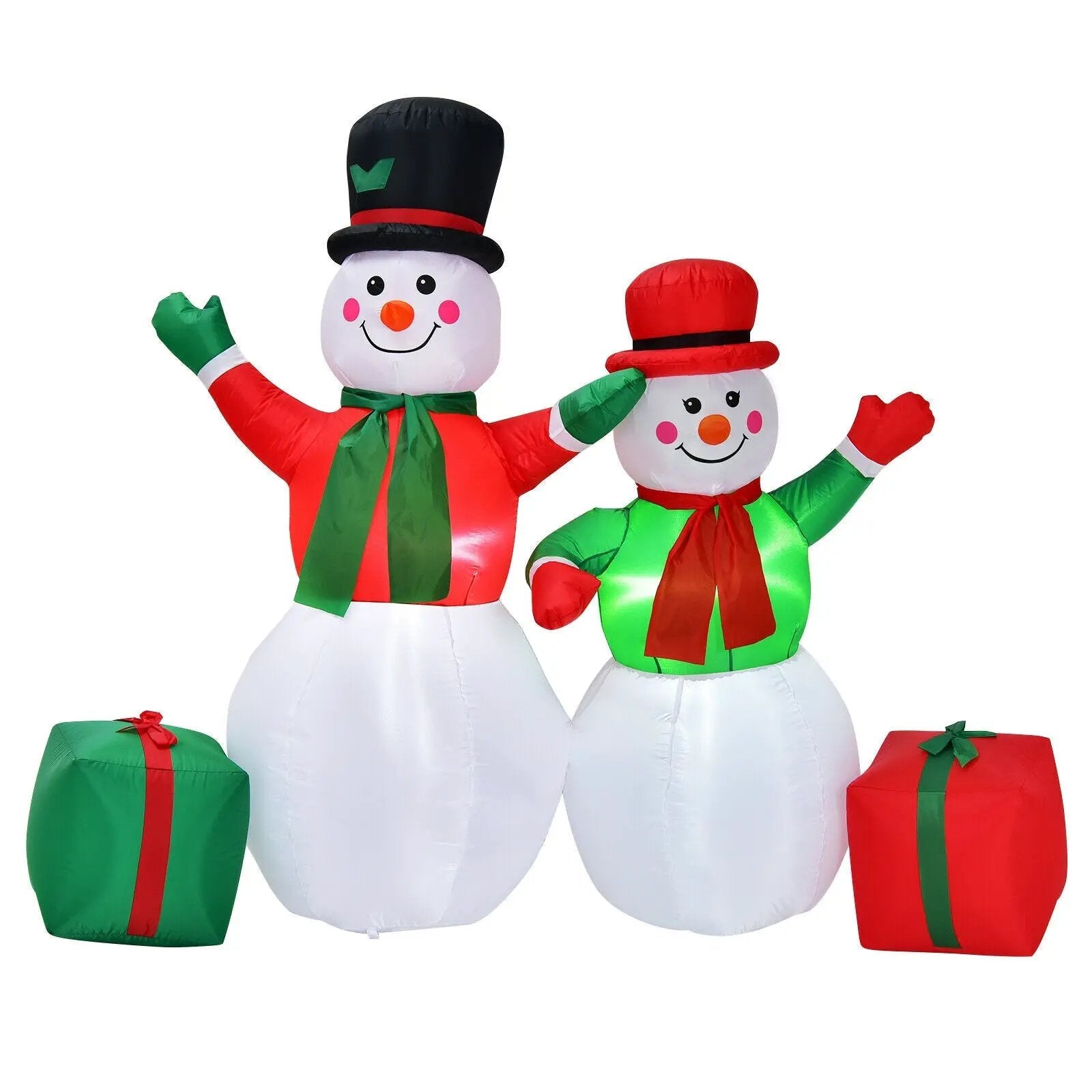 6 Feet Christmas Inflatable Snowmen Blow Up Christmas Decoration by DirectDeals