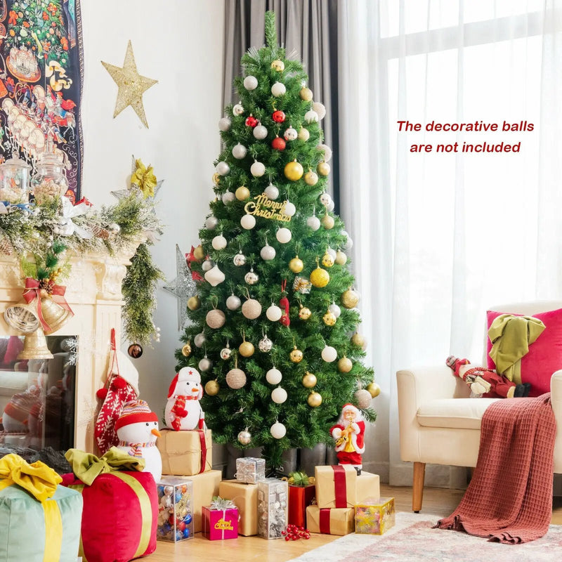 Pre-lit Multi-Colored Fiber Optic Spruce Artificial Christmas Tree by DirectDeals