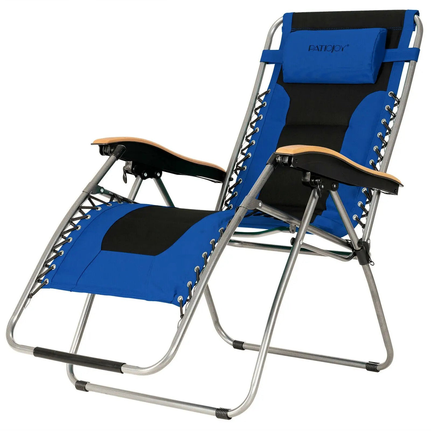 Oversize Folding Adjustable Padded Zero Gravity Lounge Chair by DirectDeals