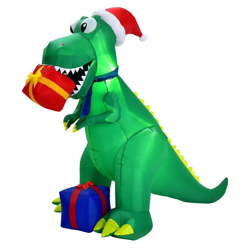 6 Feet Christmas Inflatable Dinosaur for Indoor and Outdoor by DirectDeals