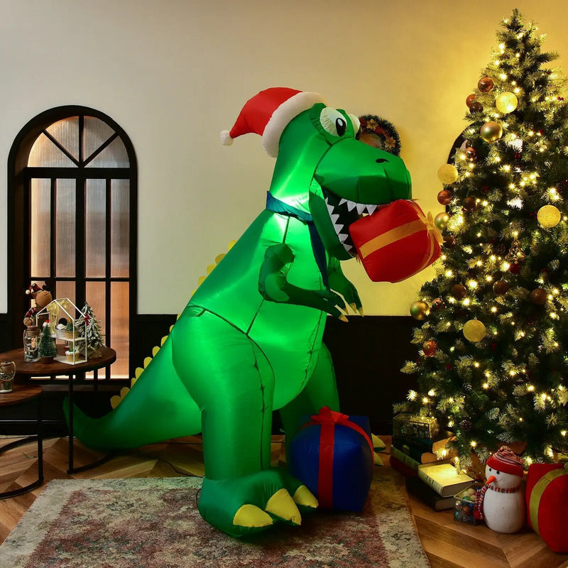 6 Feet Christmas Inflatable Dinosaur for Indoor and Outdoor by DirectDeals