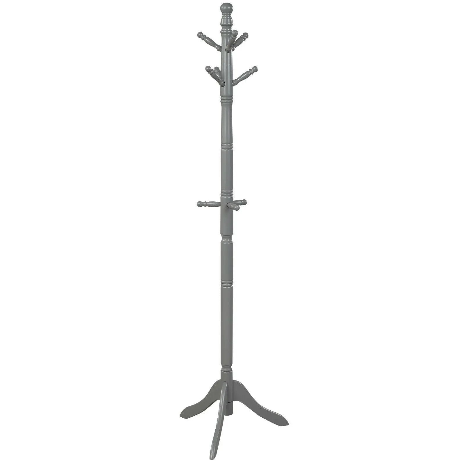 Entryway Height Adjustable Coat Stand with 9 Hooks by DirectDeals