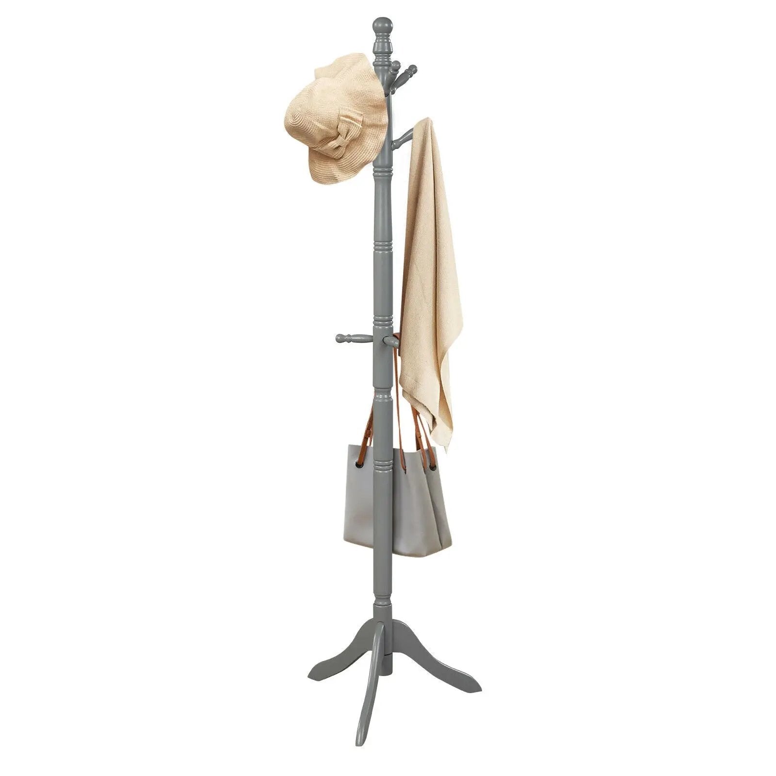 Entryway Height Adjustable Coat Stand with 9 Hooks by DirectDeals