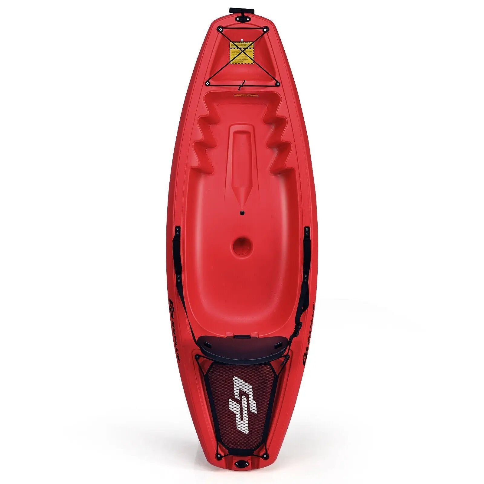 6 Feet Youth Kids Kayak with Bonus Paddle and Folding Backrest for Kid Over 5 by DirectDeals
