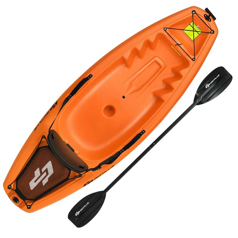 6 Feet Youth Kids Kayak with Bonus Paddle and Folding Backrest for Kid Over 5 by DirectDeals