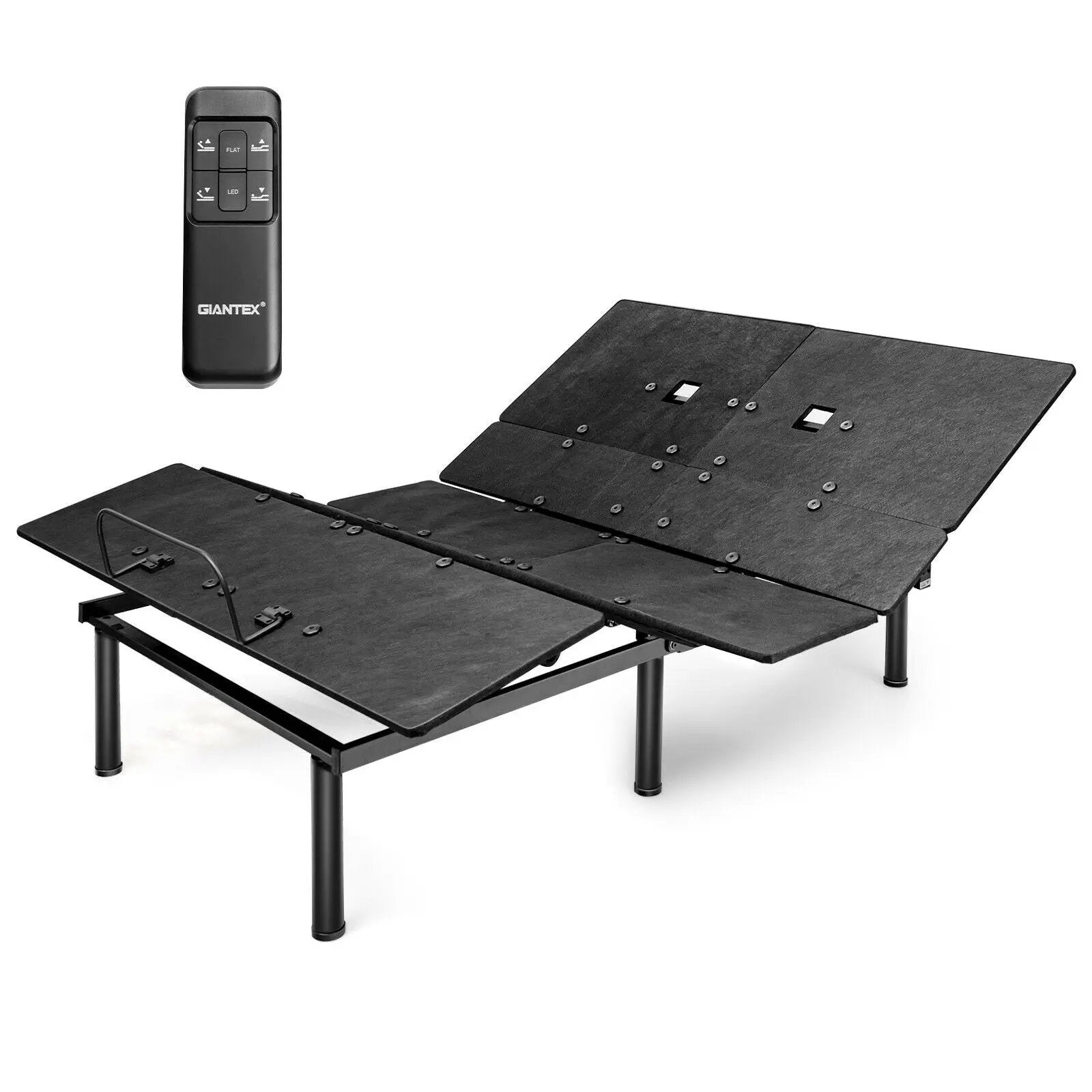 Queen Size Adjustable Bed Base with Head and Foot Incline by DirectDeals