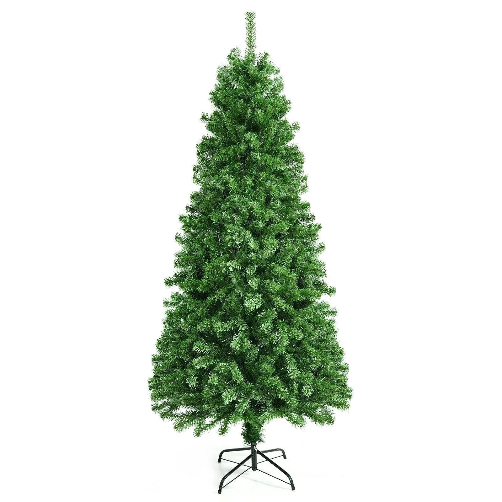Pre-lit Multi-Colored Fiber Optic Spruce Artificial Christmas Tree by DirectDeals