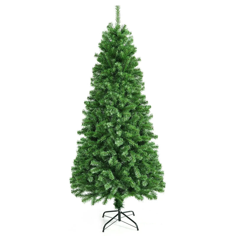 Pre-lit Multi-Colored Fiber Optic Spruce Artificial Christmas Tree by DirectDeals