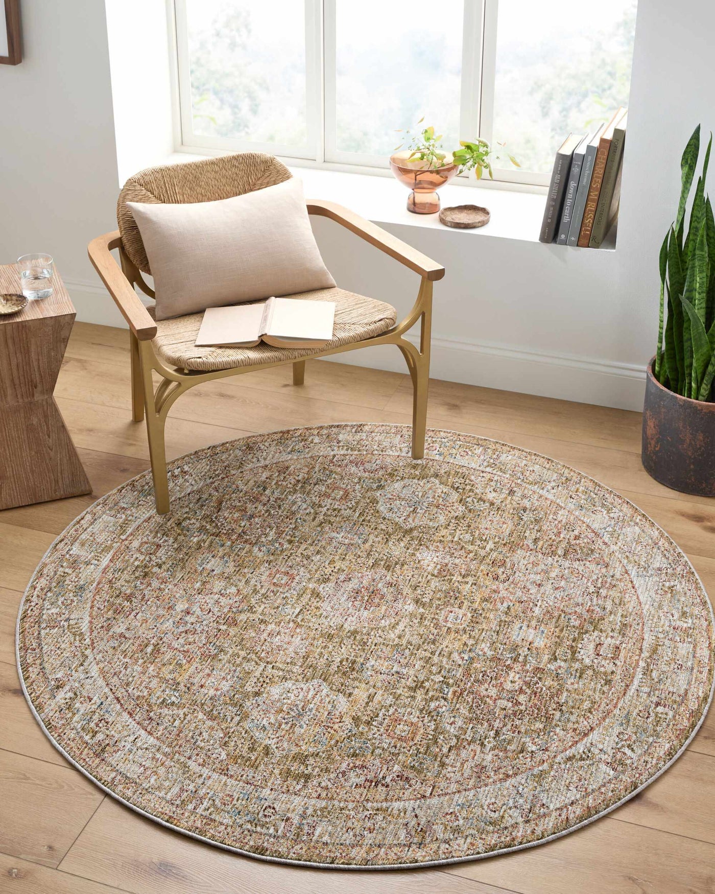 Ange Tan Rich Textured Traditional Rug by Boutique Rugs