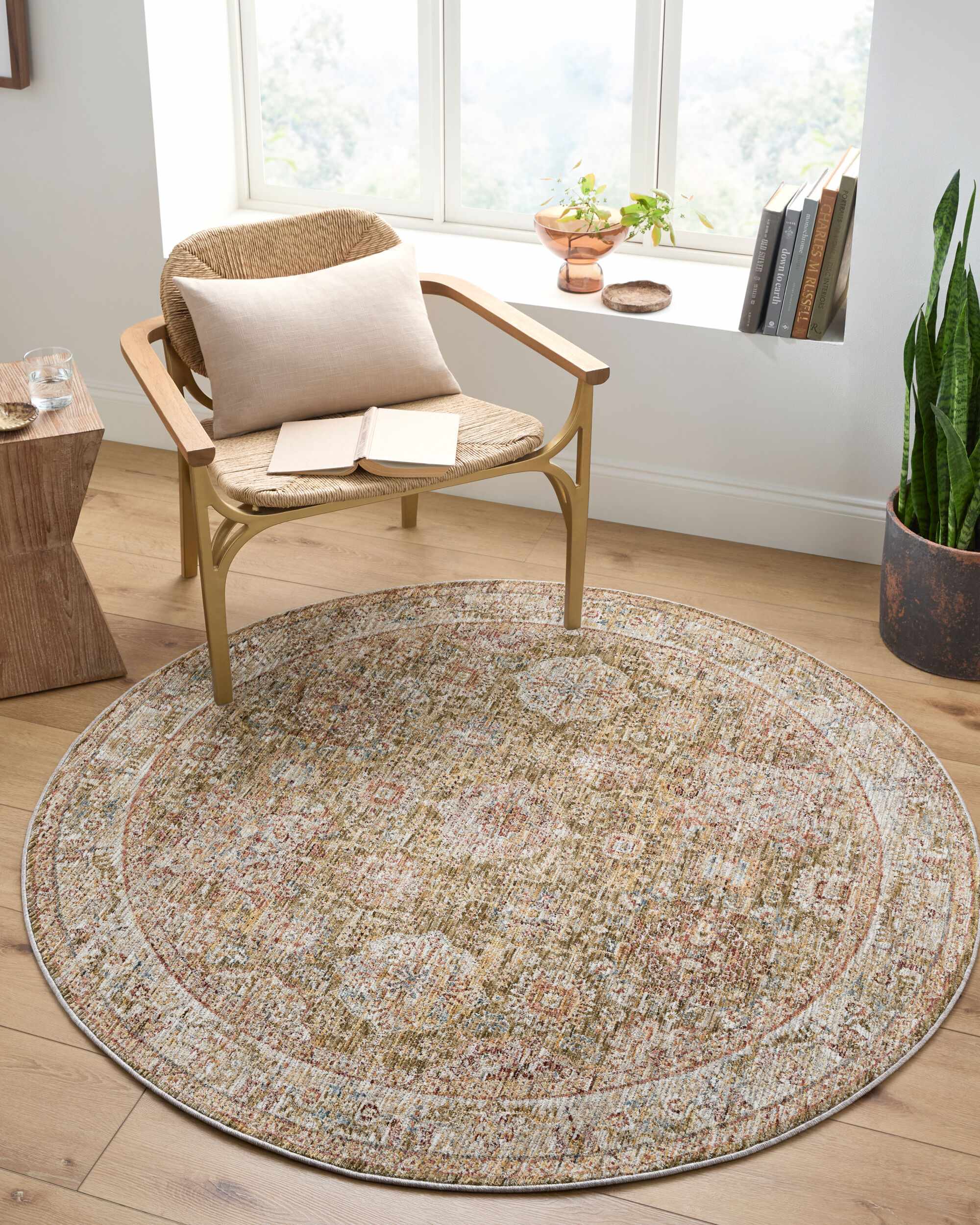 Ange Tan Rich Textured Traditional Rug by Boutique Rugs