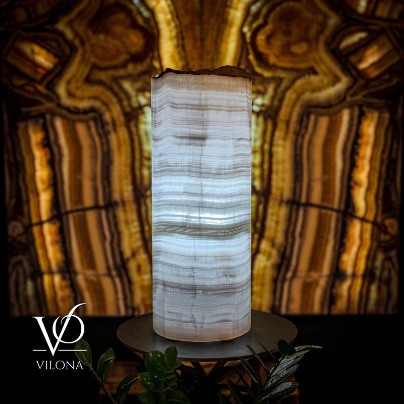 Ice Onyx Table Lamp (Live Edge #3), photo 5 of 5