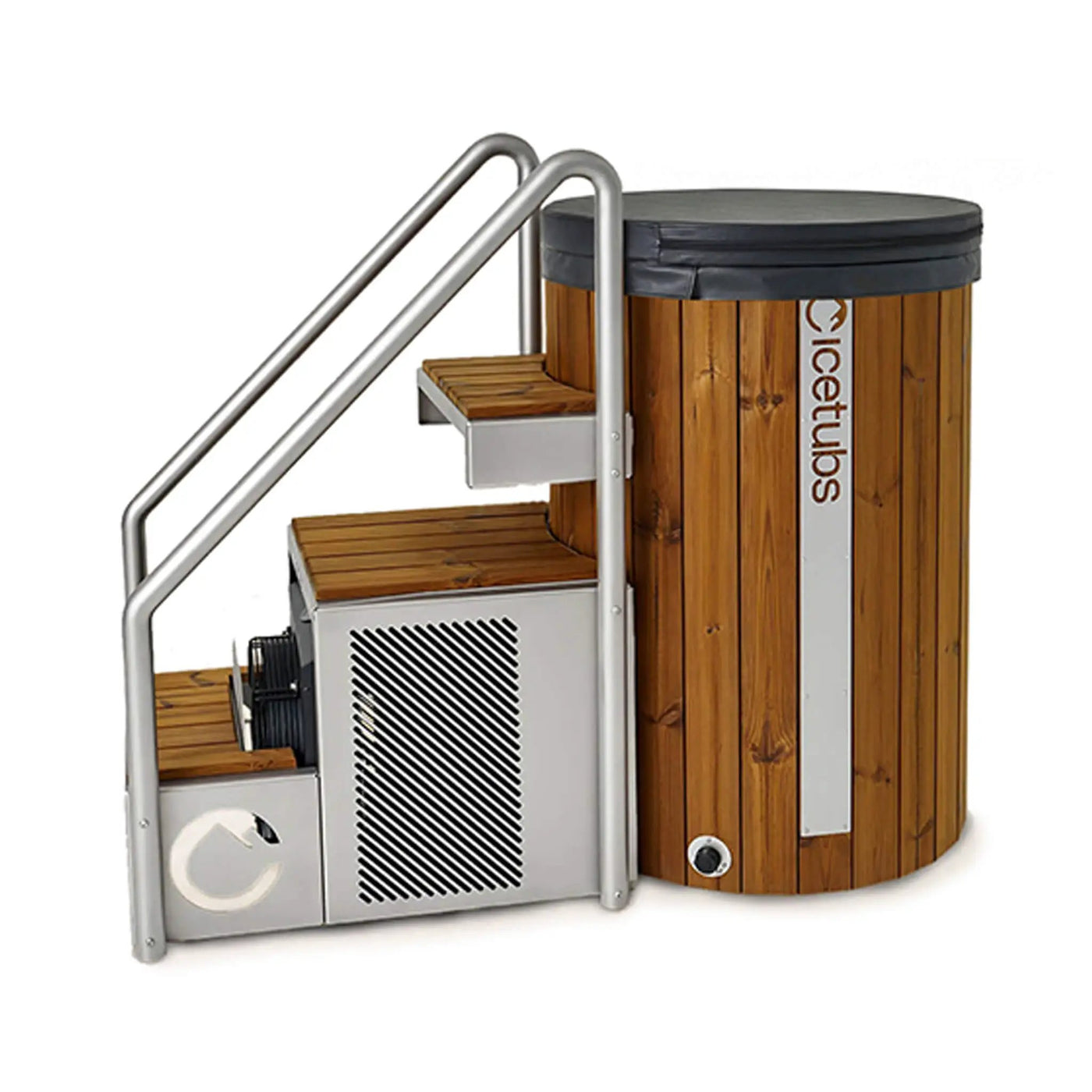 Icetubs IceBarrel Thermowood And Fiberglass Cold Plunge Immersion Tub (SAK68129) by SAKSBY WHOLESALE
