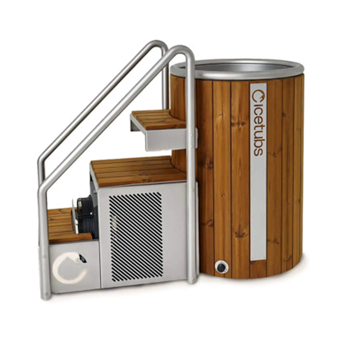 Icetubs IceBarrel Thermowood And Fiberglass Cold Plunge Immersion Tub (SAK68129) by SAKSBY WHOLESALE