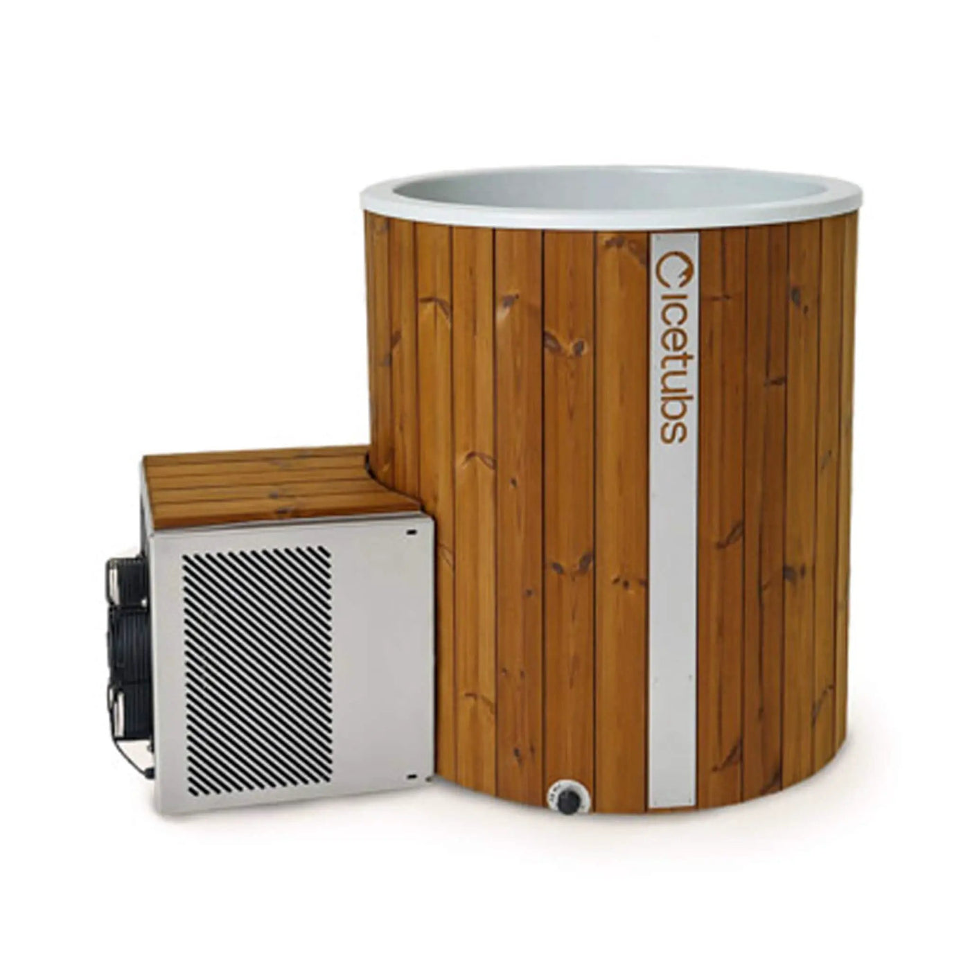 Icetubs IceBarrel XL Thermowood And Fiberglass Cold Plunge Immersion Tub (SAK35418) by SAKSBY WHOLESALE