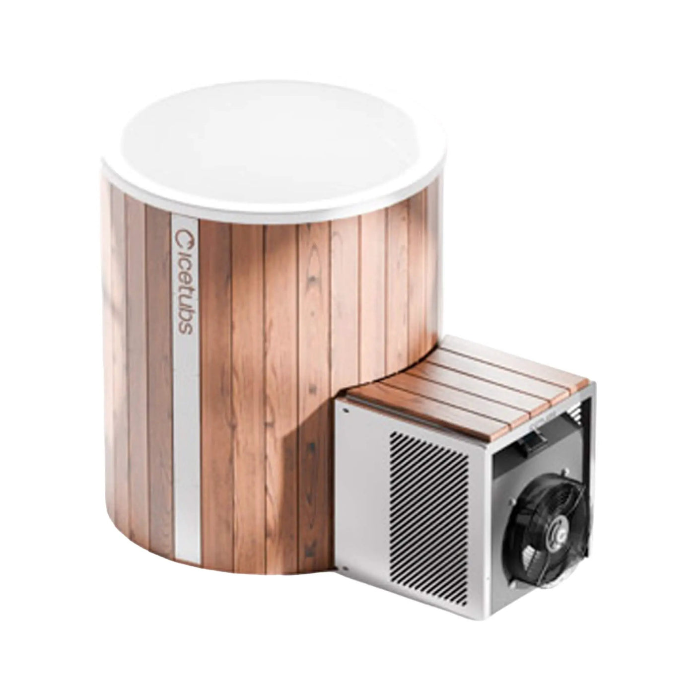 Icetubs IceBarrel XL Thermowood And Fiberglass Cold Plunge Immersion Tub (SAK35418) by SAKSBY WHOLESALE