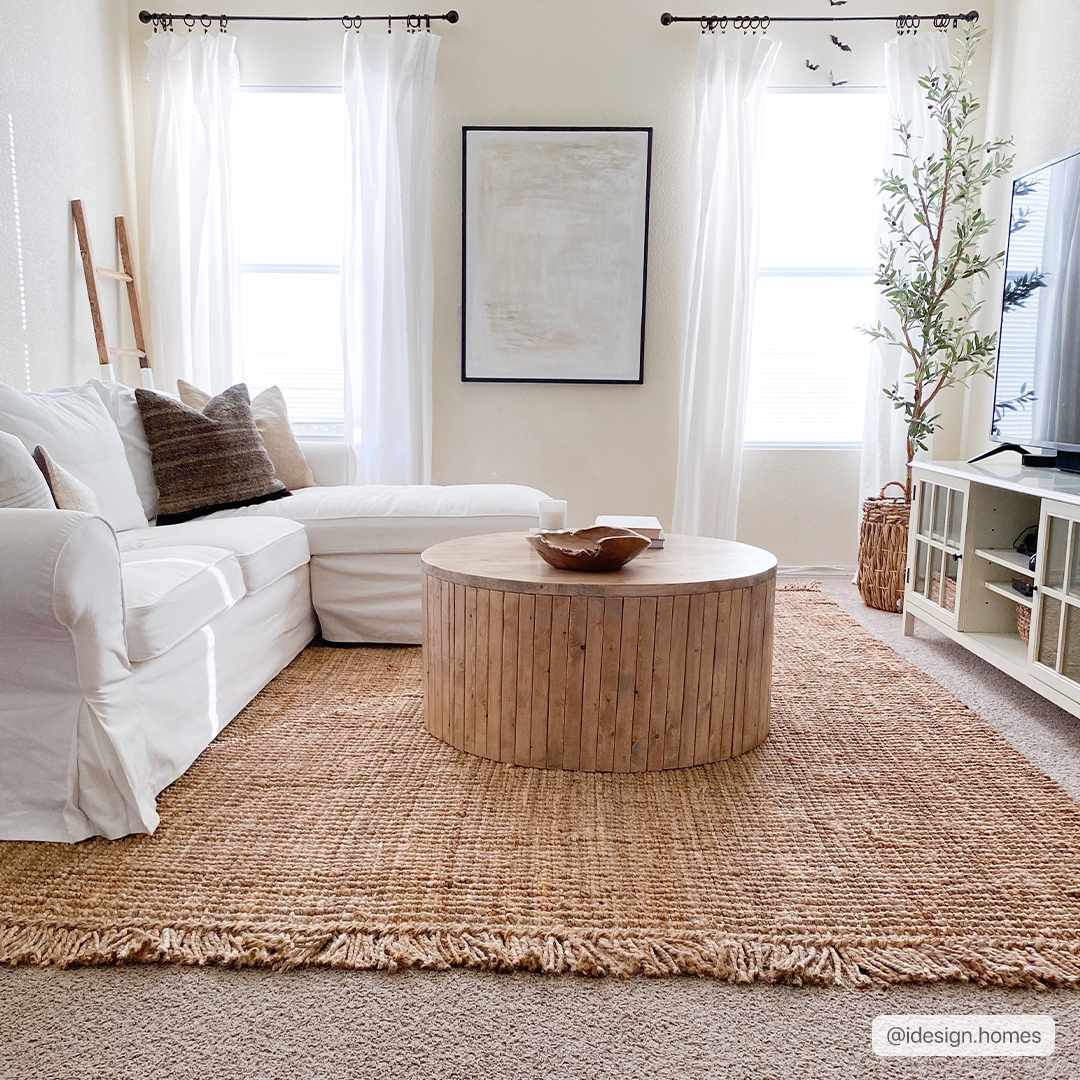 Senneterre Natural Jute Rug by Boutique Rugs