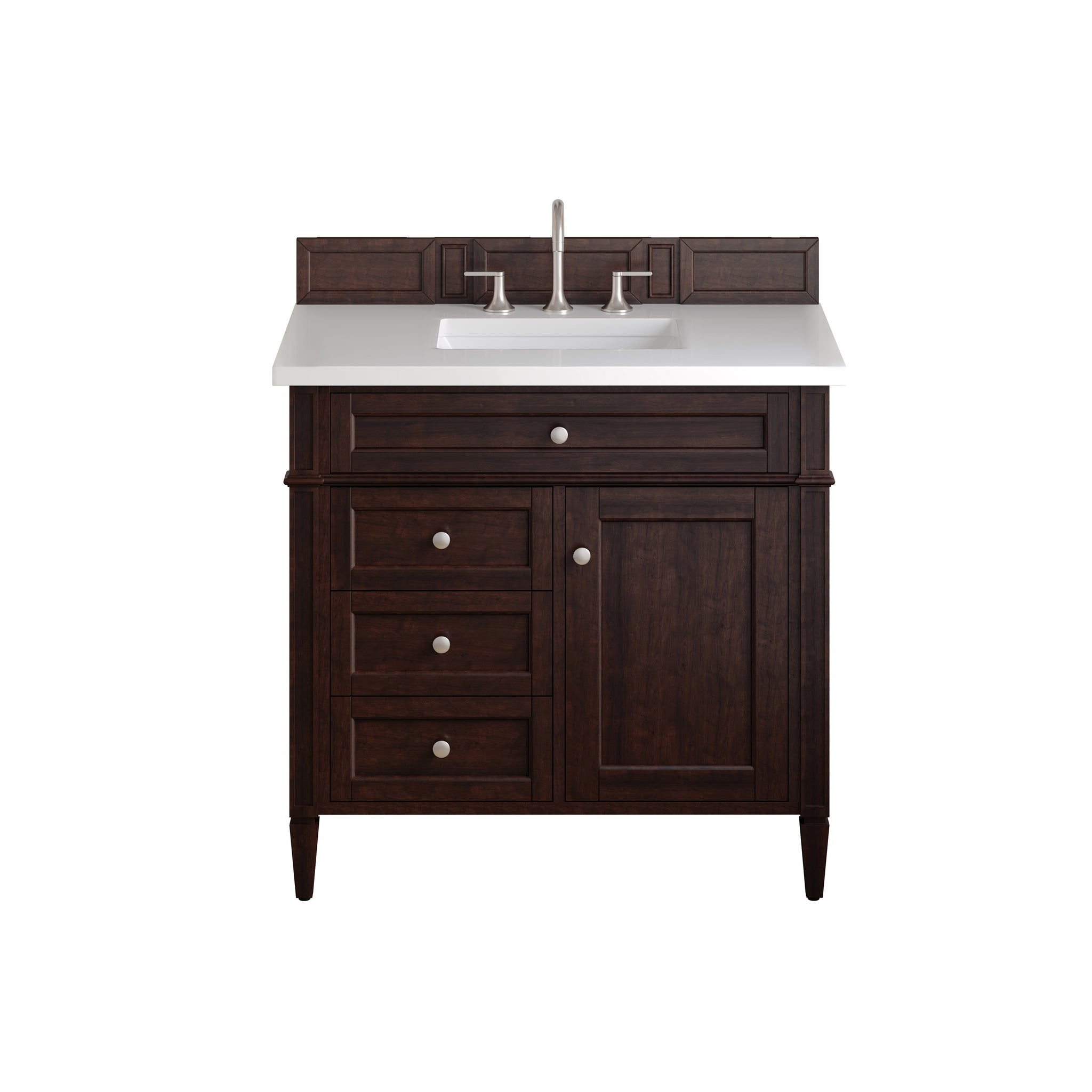 James Martin Brittany 36" Single Bathroom Vanity, Burnished Mahogany, view 21
