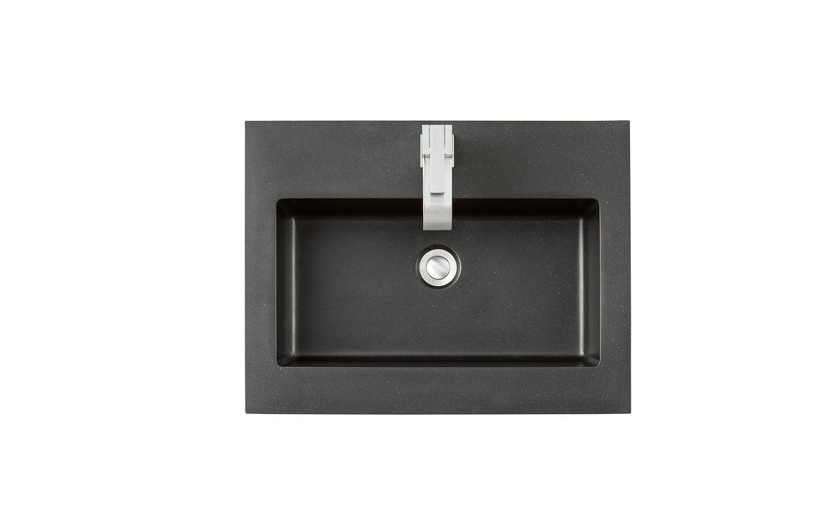 James Martin 23.6" Single Vanity Top with Charcoal Black countertop