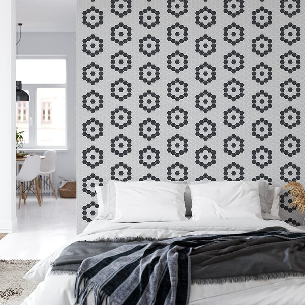 Pola Polished Hexagon Marble Mosaics 12x12