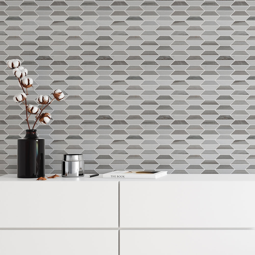 Piso Polished Marble Mosaics 11 1/2x11 1/2