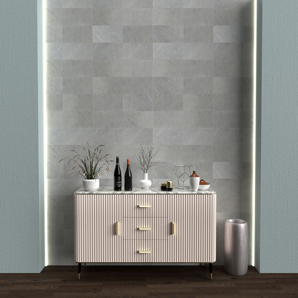Carrara T Honed Marble Tiles 6x12