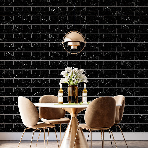 Black Honed Marble Tiles 2 3/4x5 1/2