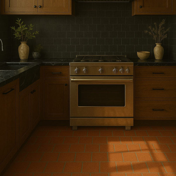 Cuadrado Natural Square Terracotta Tiles 6x6