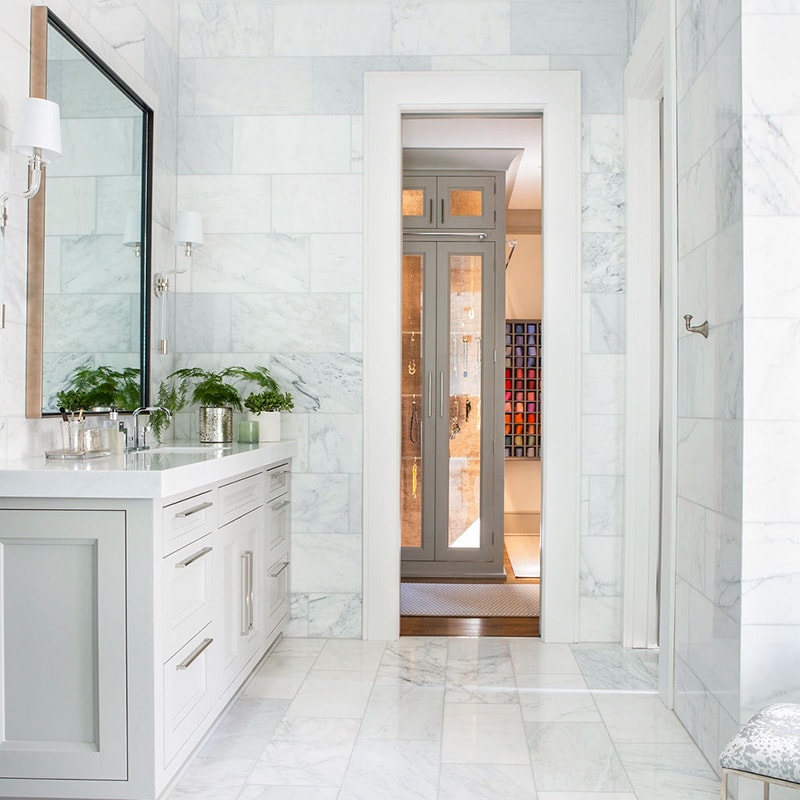 Bella White Honed Marble Tiles 12x24