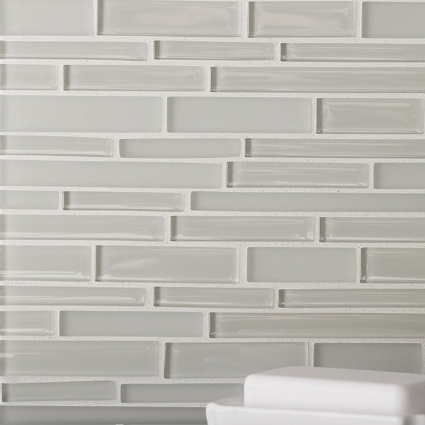Deriva Gloss/matte Interlocking Slides Glass Mosaics 12x12