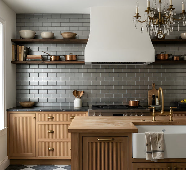 Copper and Subway Kitchen