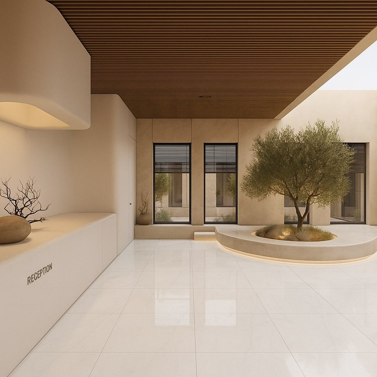 Crystal White Polished Marble Look Porcelain Tiles 24x24