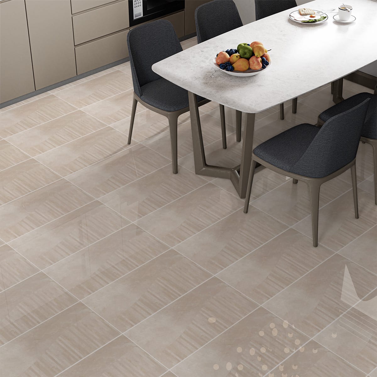 Supremo Polished Midtown Marble Patterns 12x24