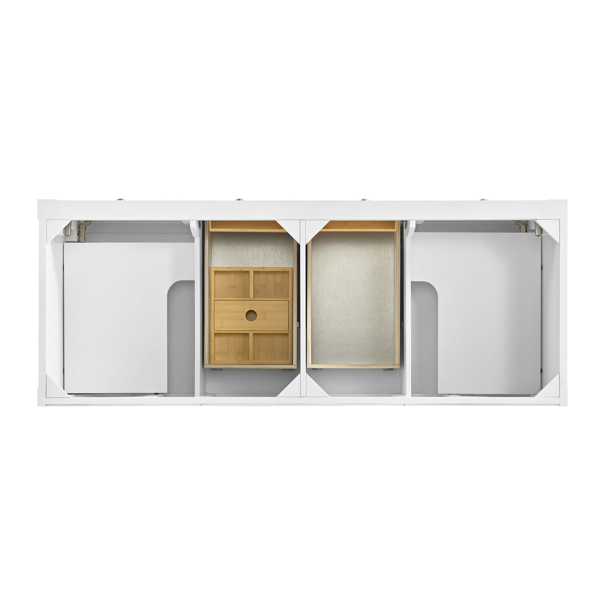 James Martin Breckenridge 60" Double Bathroom Vanity, Bright White, view 31