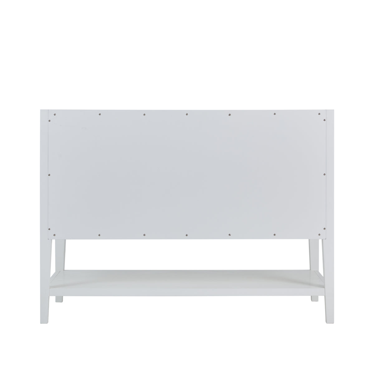 James Martin Olena 48" Single Bathroom Vanity, Polished White and Light Mappa Burl, view 10
