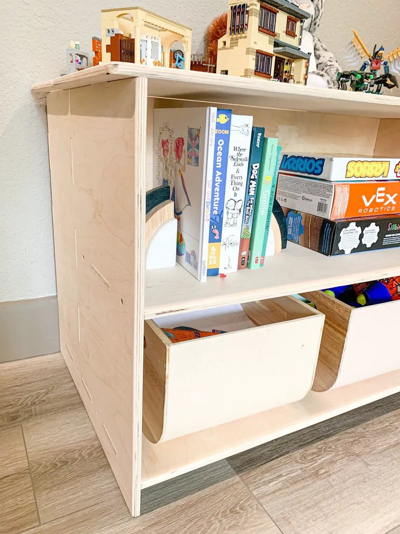 BEAU- Toy Shelf + Hidden Storage 31" by Bush Acres