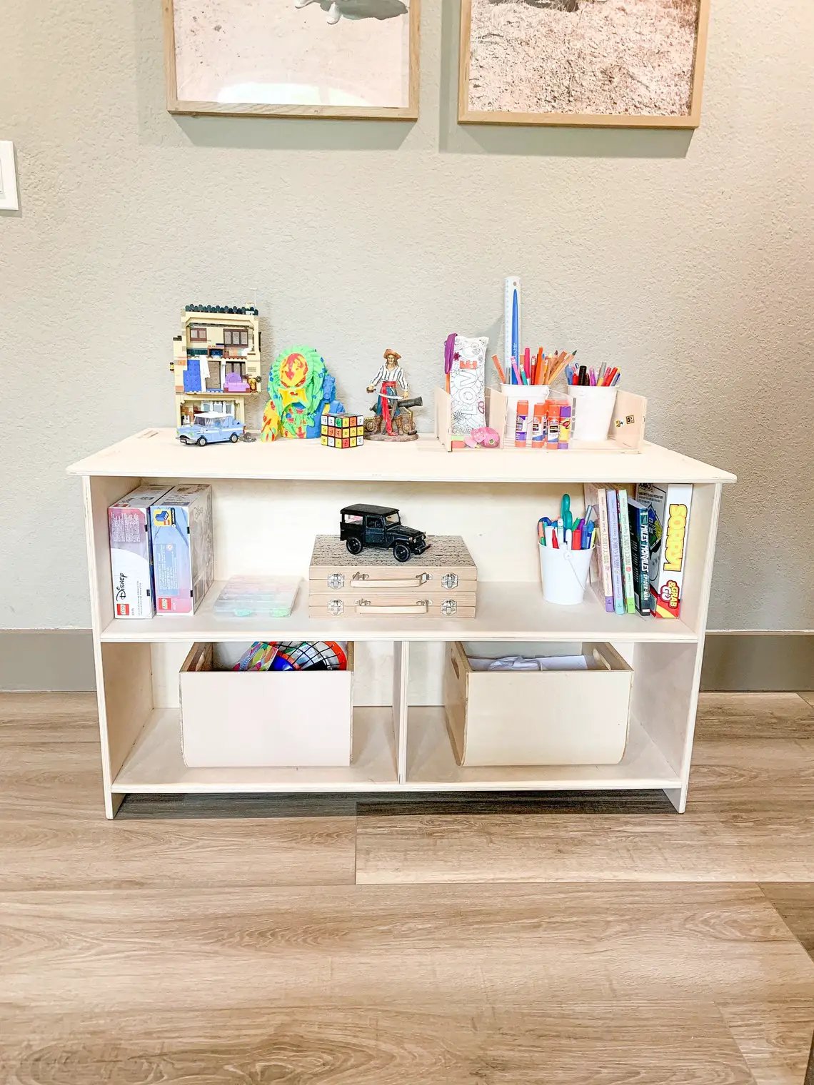 STELLA- Toy Shelf + Hidden Storage 41" by Bush Acres