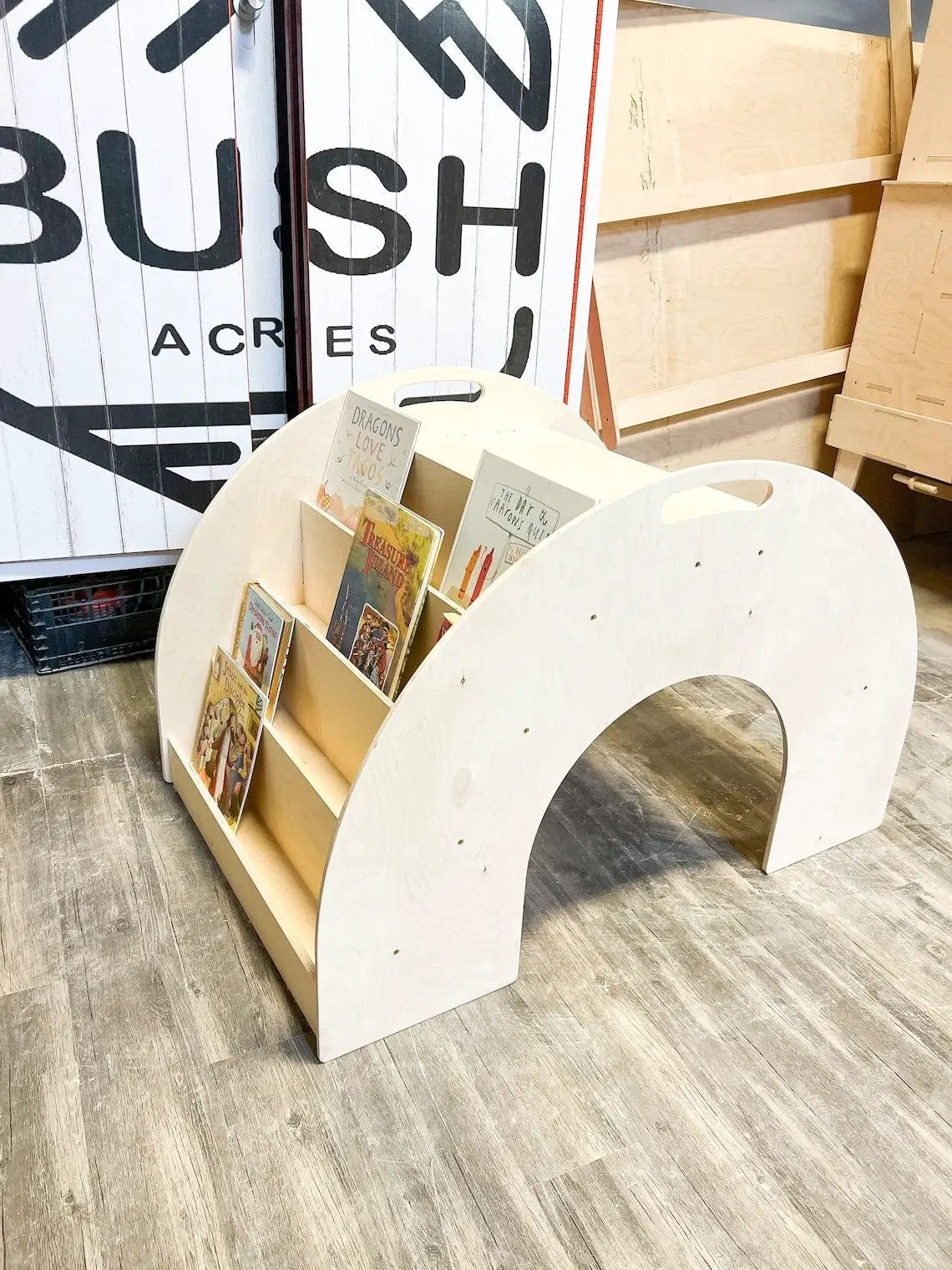 CREW- Bookshelf + Desk combo by Bush Acres