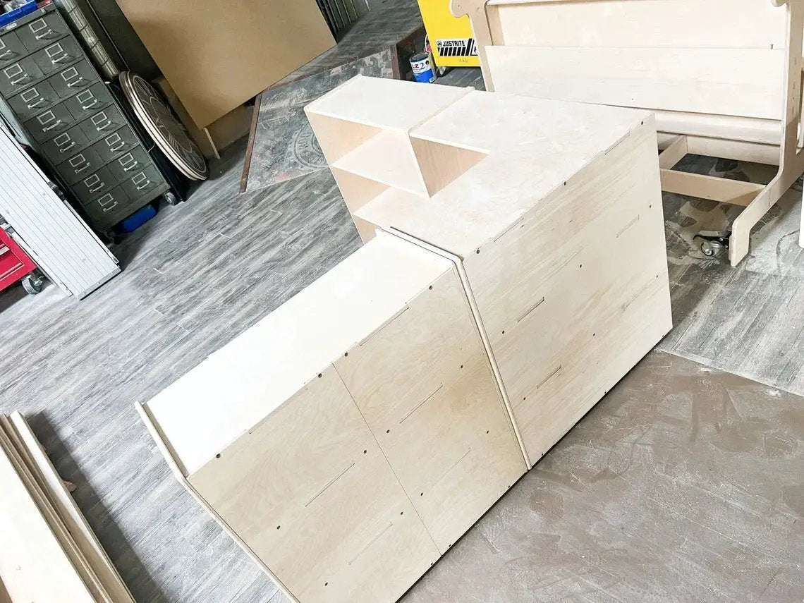 JARED BUNDLE- Corner Shelf Unit by Bush Acres